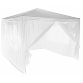 Cort de grădină pentru party, alb, 3x3 m, TEKNO TYP 1