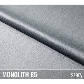 Canapea extensibila KARISA, stofa catifelata gri Monolith 85, lada depozitare, 3 locuri, 246x111x93 cm