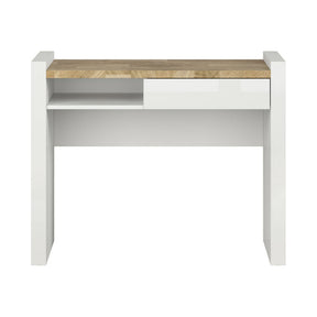 Birou ALAMEDA, alb/stejar, PAL, 100x41x80.5 cm