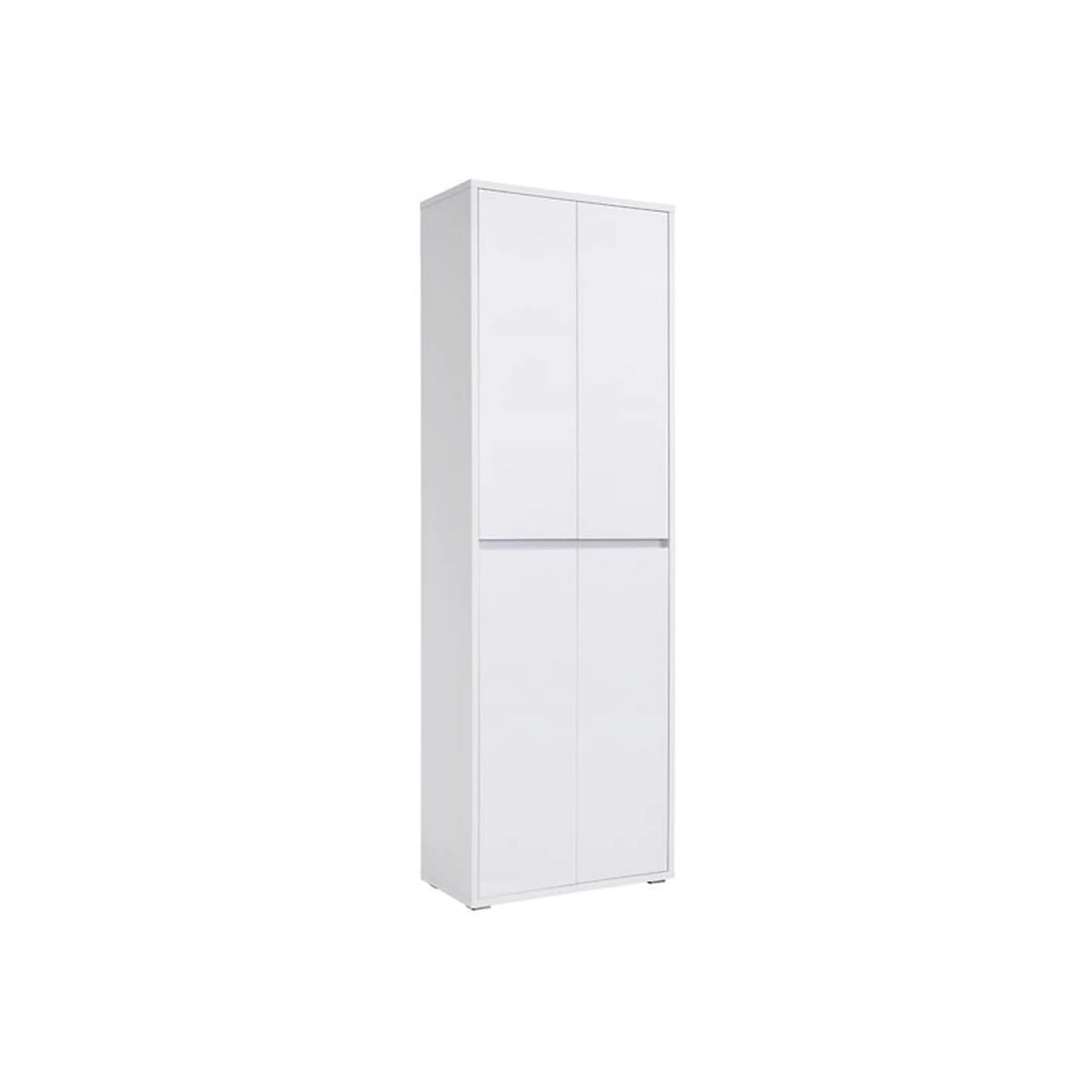 Pantofar LIV, alb, PAL laminat, 70x34x210 cm