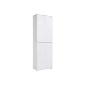 Pantofar LIV, alb, PAL laminat, 70x34x210 cm