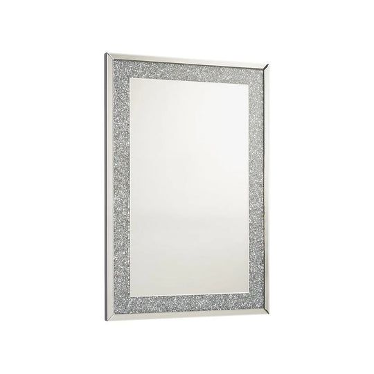 Oglinda ATLANTA, argintiu, 80x4x120 cm