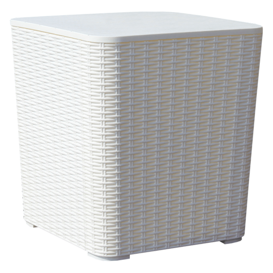 Cutie de depozitare UGUR, plastic/alb, 39x39x42 cm