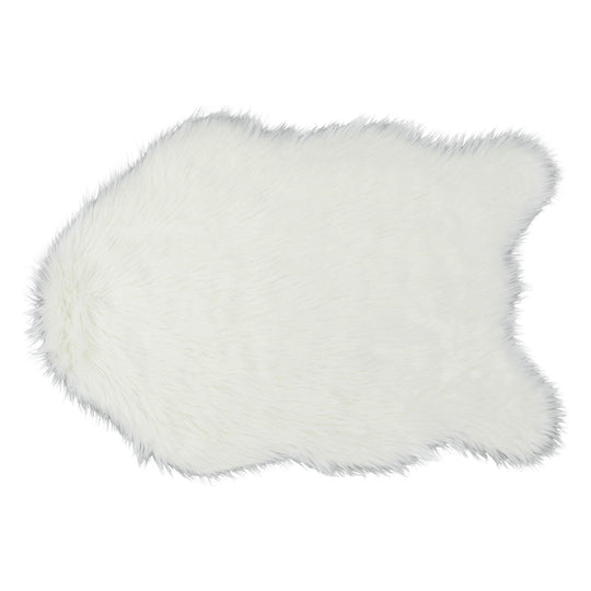 Blana artificiala EBONY TYP 1, alba, 60x90 cm