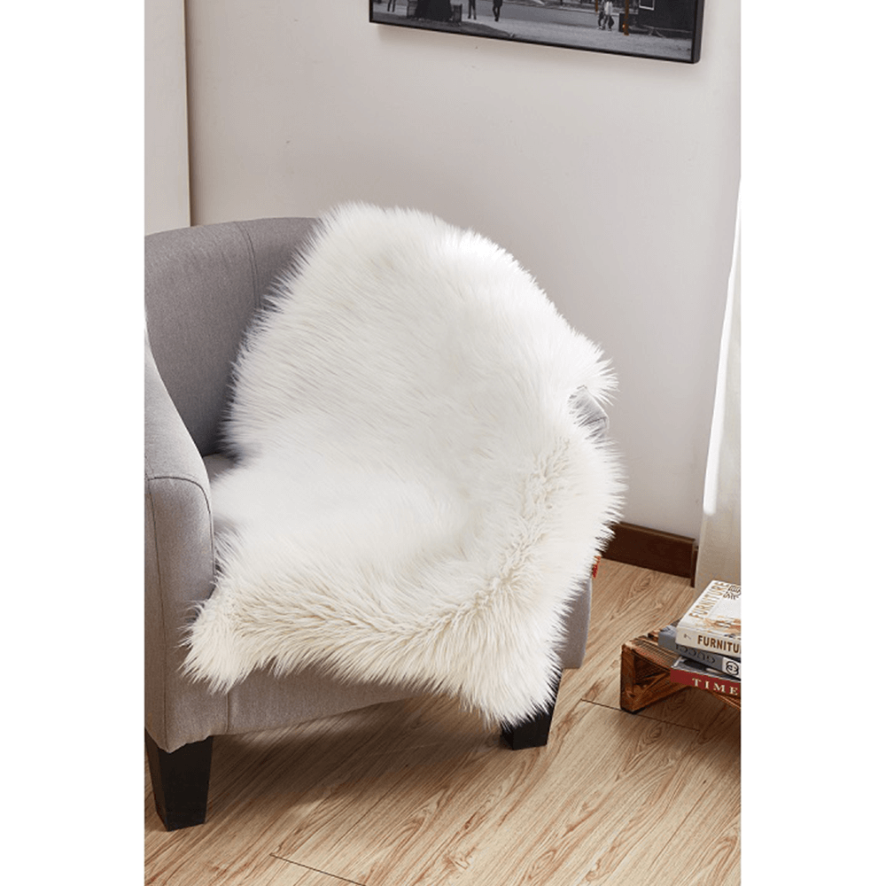 Blana artificiala EBONY TYP 1, alba, 60x90 cm