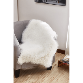 Blana artificiala EBONY TYP 1, alba, 60x90 cm