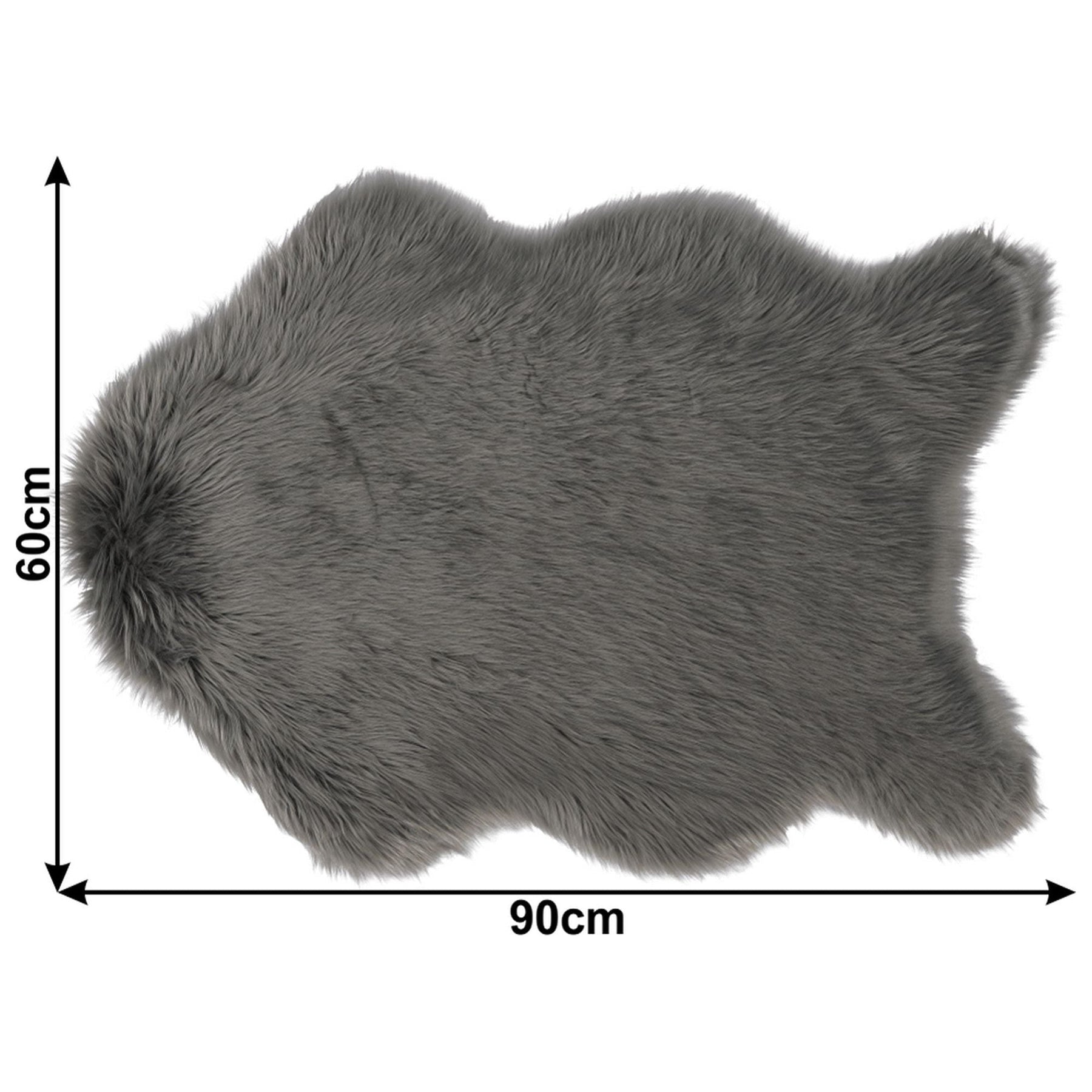 Blana artificiala EBONY TYP 5, gri, 60x90 cm