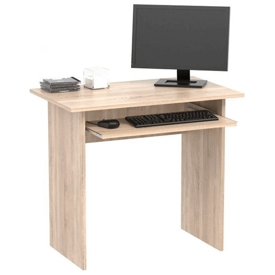 Masă PC, stejar sonoma, VERNER NEW