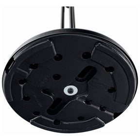 Cuier pom VASIL, negru lucios/stejar, metal/lemn, 30x30x198 cm
