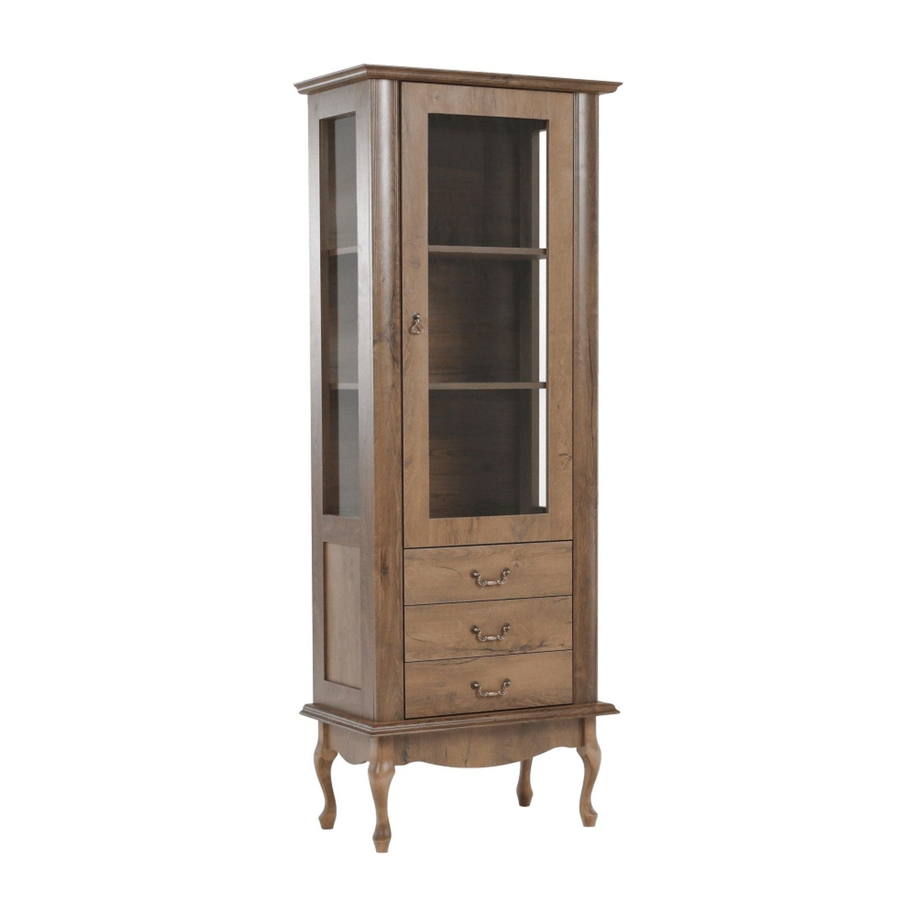 Vitrină DA4, stejar lefkas, VILAR