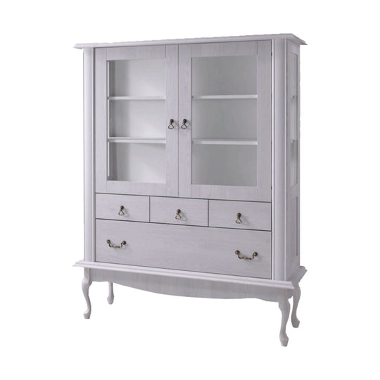 Vitrina ATHENA OCN-27968, alb pin