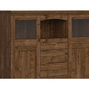 Vitrina BERGEN OCN-28394, stejar april