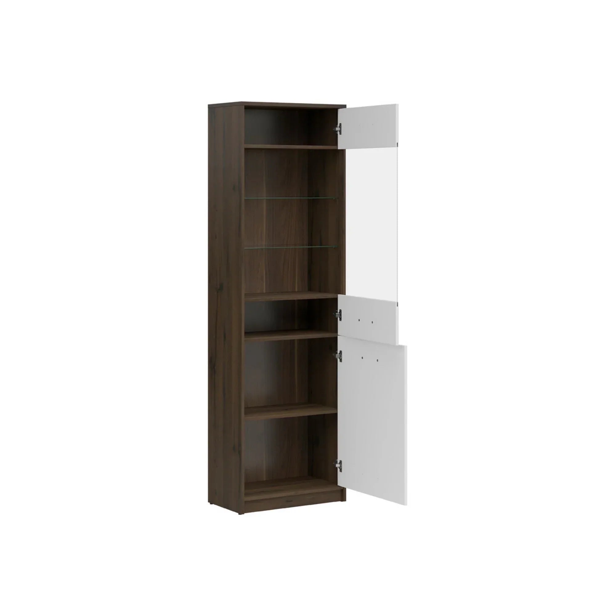 Vitrina BERGEN OCN-28405, alb/stejar