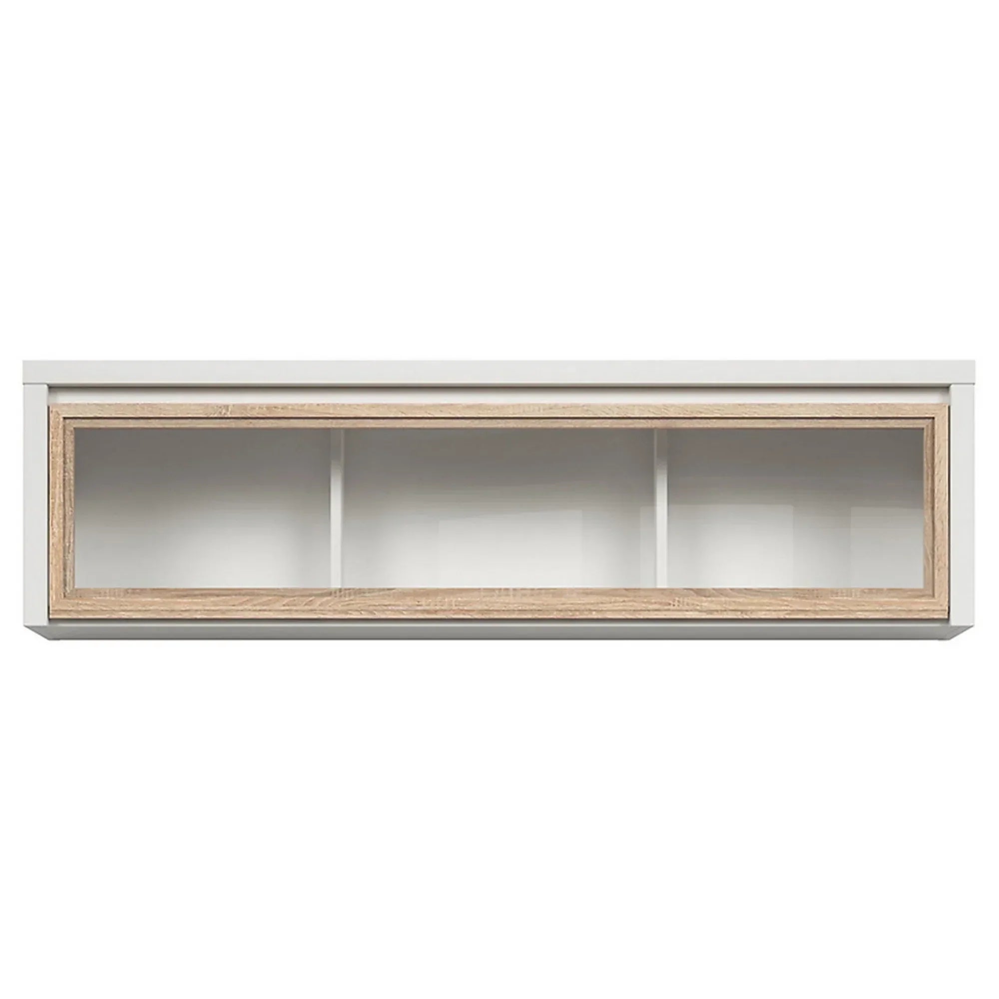 Vitrina BERGEN OCN-28409, alb/stejar sonoma