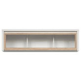 Vitrina BERGEN OCN-28409, alb/stejar sonoma