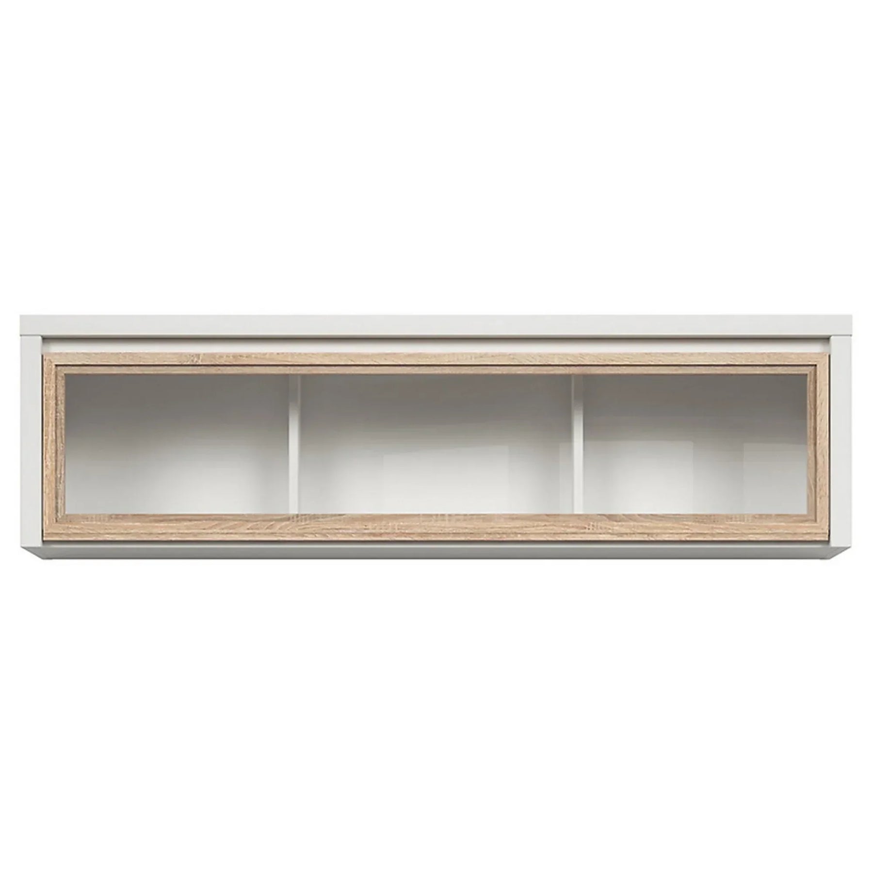 Vitrina BERGEN OCN-28409, alb/stejar sonoma