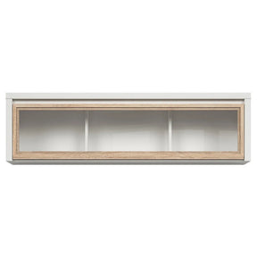 Vitrina BERGEN OCN-28409, alb/stejar sonoma