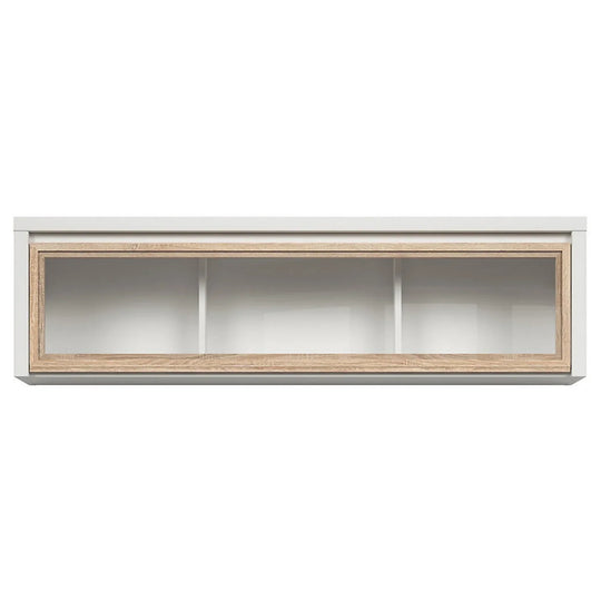 Vitrina BERGEN OCN-28409, alb/stejar sonoma