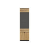 Vitrina BERGEN OCN-28418, stejar/negru