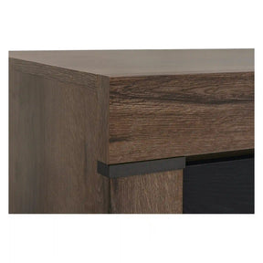 Vitrina BERGEN OCN-28425, stejar/negru