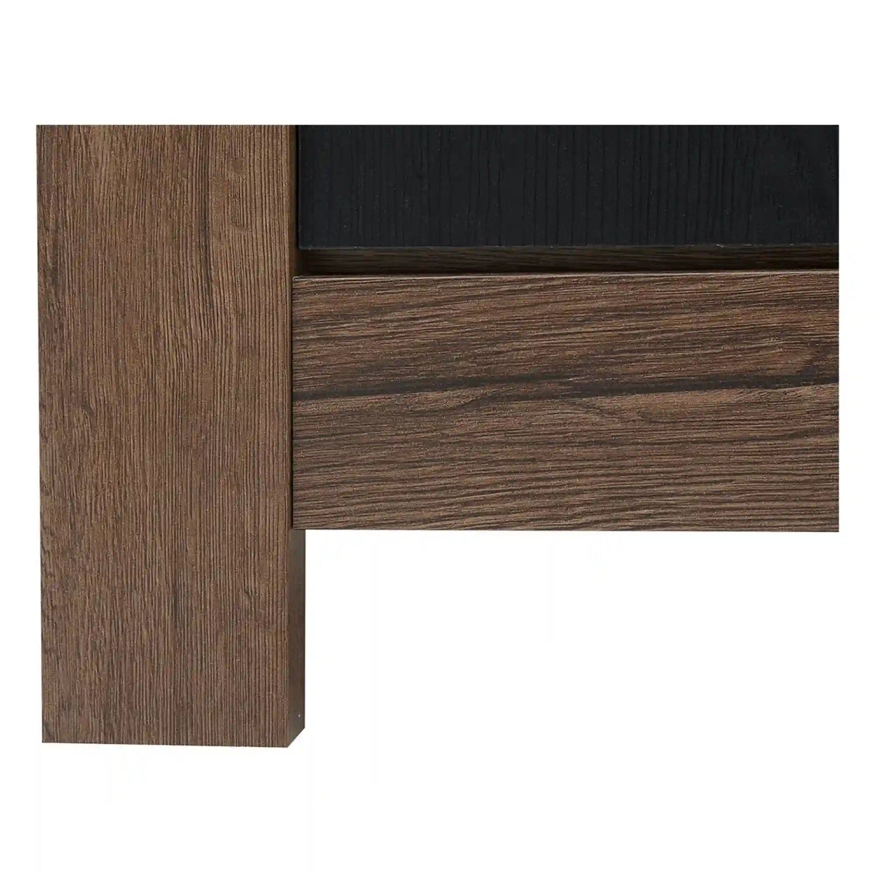 Vitrina BERGEN OCN-28431, stejar/negru