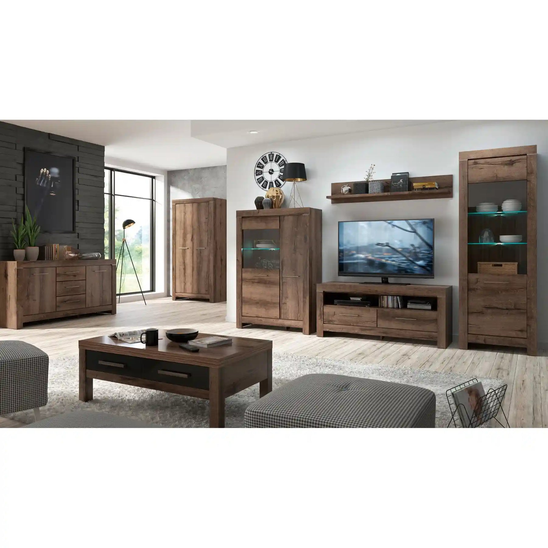 Vitrina BERGEN OCN-28433, stejar