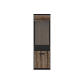 Vitrina BERGEN OCN-28437, nuc/negru