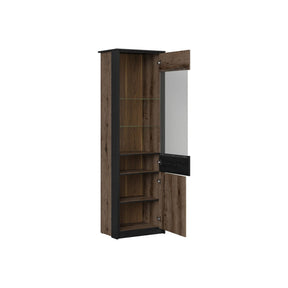 Vitrina BERGEN OCN-28437, nuc/negru