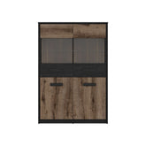 Vitrina BERGEN OCN-28456, nuc/negru