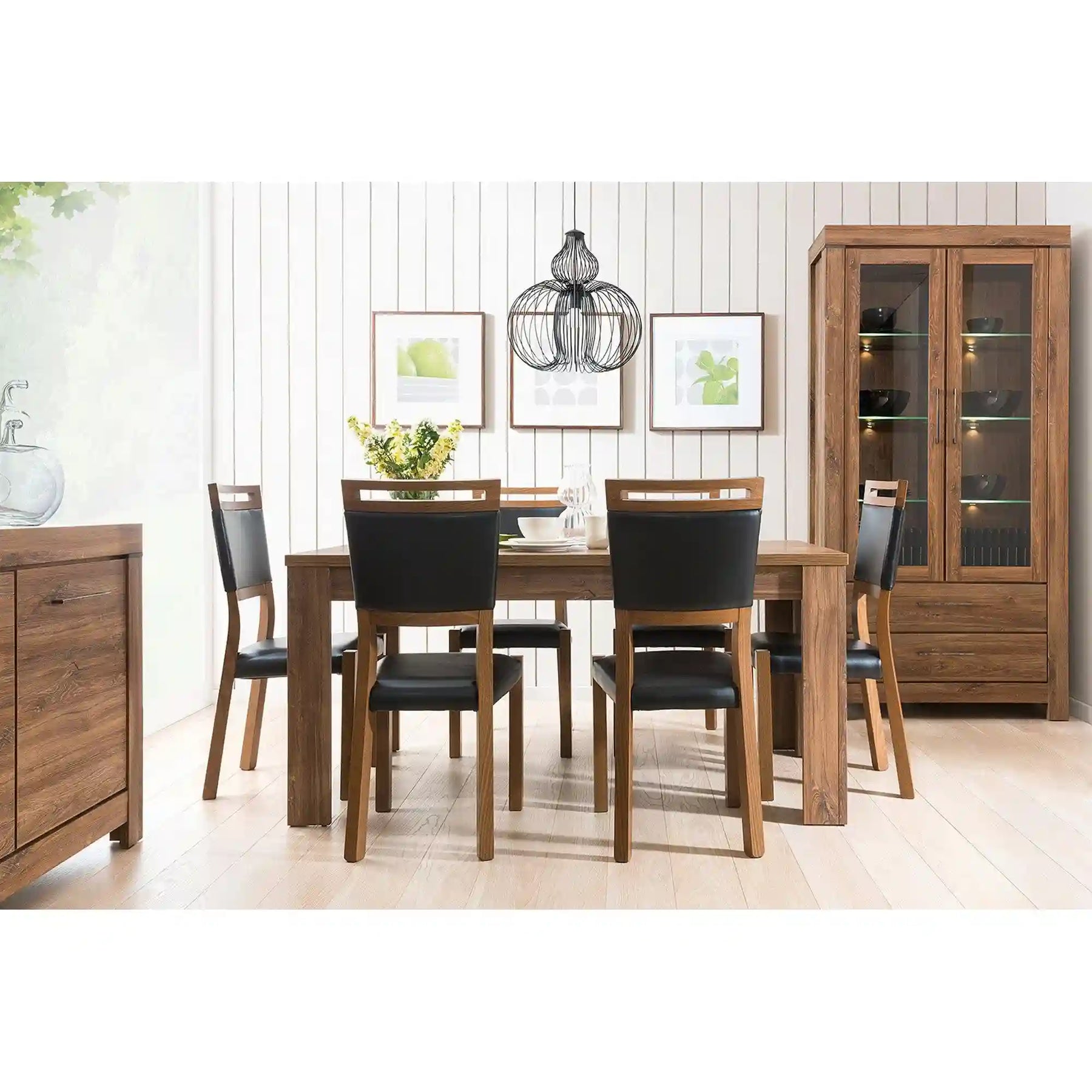 Vitrina BERGEN OCN-28490, stejar stirling