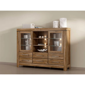Vitrina BERGEN OCN-28491, stejar stirling