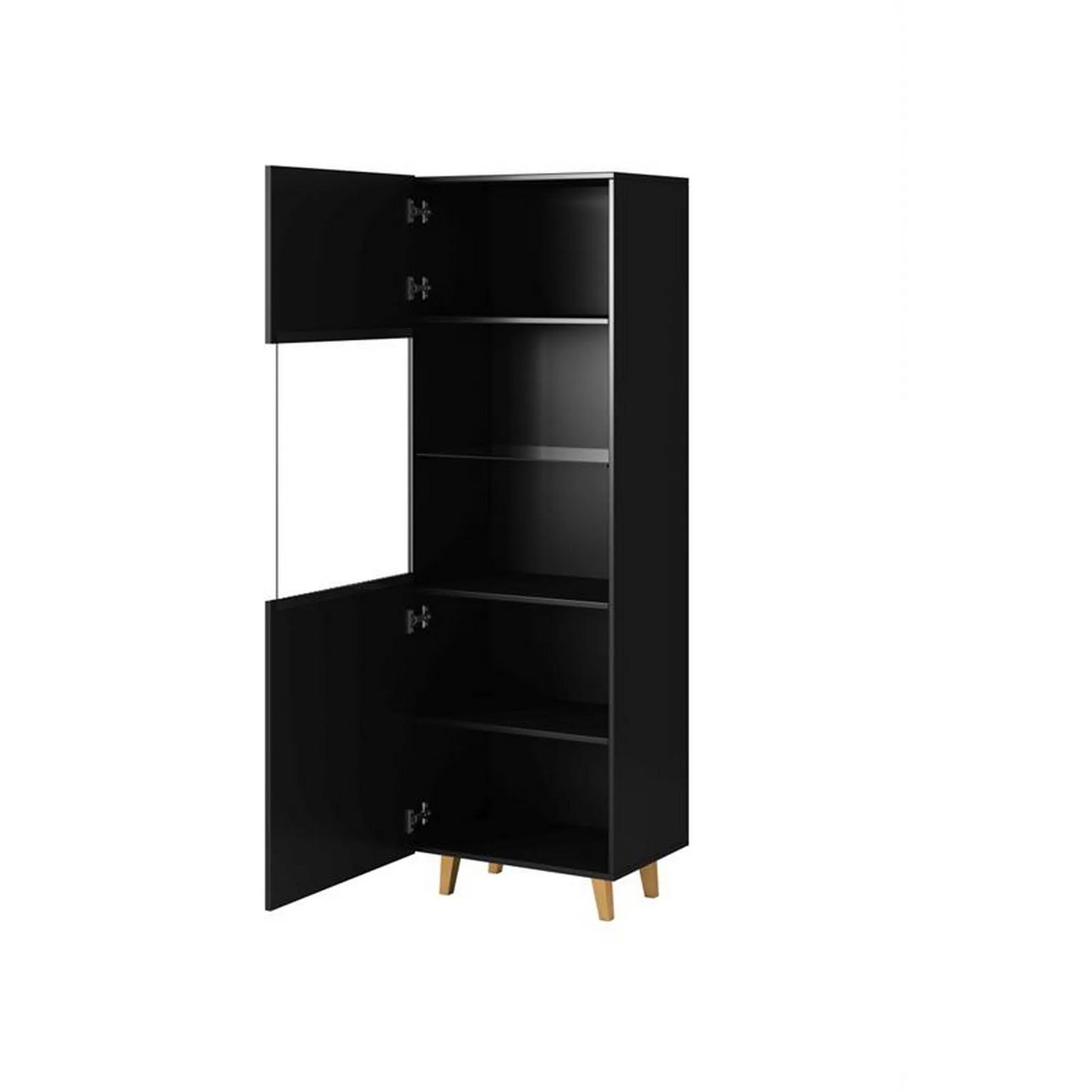 Vitrina HOUSTON OCN-35802, negru