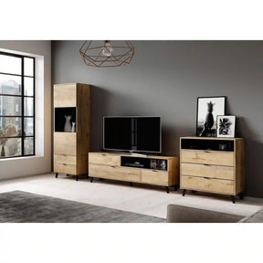 Vitrina HOUSTON OCN-35809, stejar