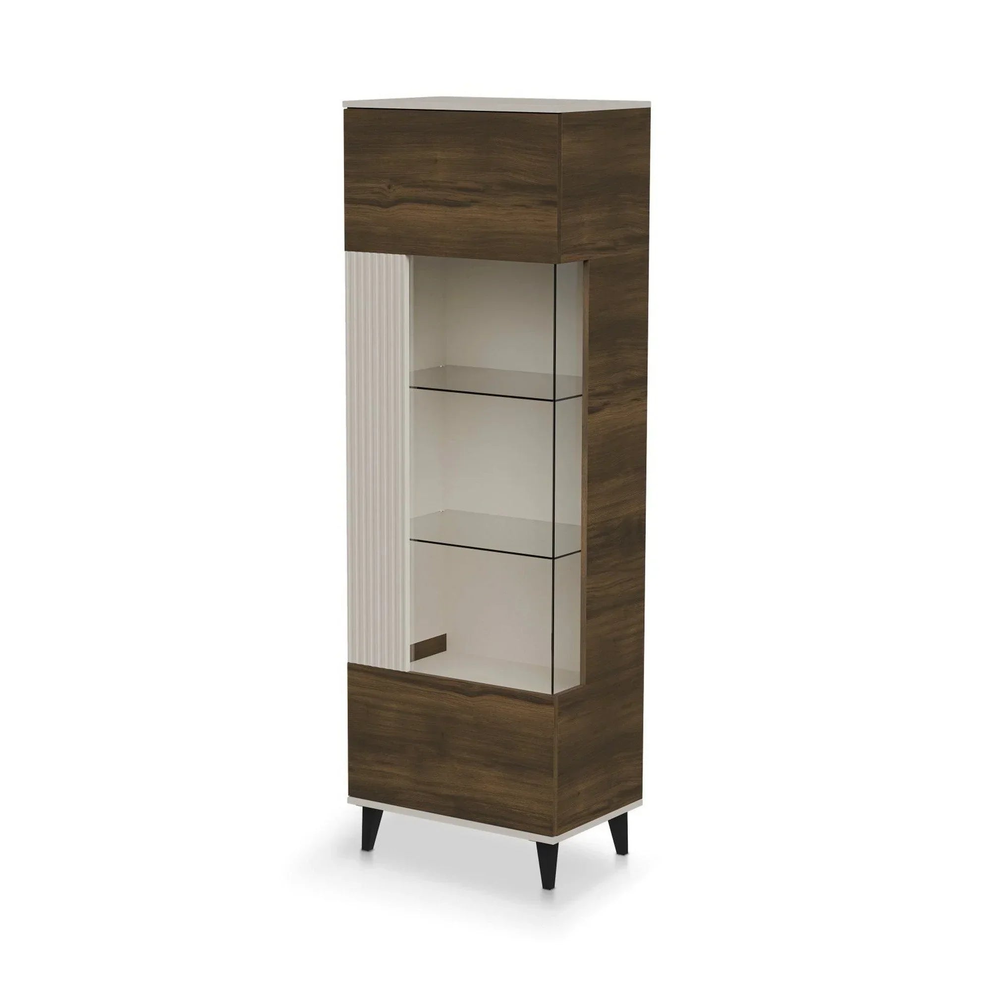 Vitrina HOUSTON OCN-35816, nuc/casmir/negru