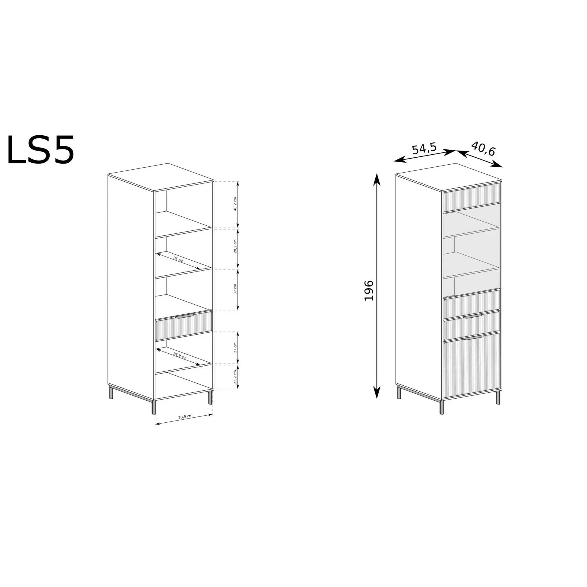 Vitrina HOUSTON OCN-35817, casmir