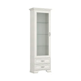 Vitrina TIFFANY II, grej, PAL laminat, 69x40x212 cm