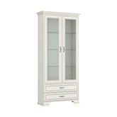 Vitrina TIFFANY II, grej, PAL laminat, 99x40x212 cm