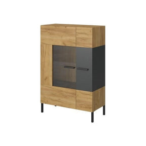 Vitrina VIENNA OCN-27580, stejar artisan auriu