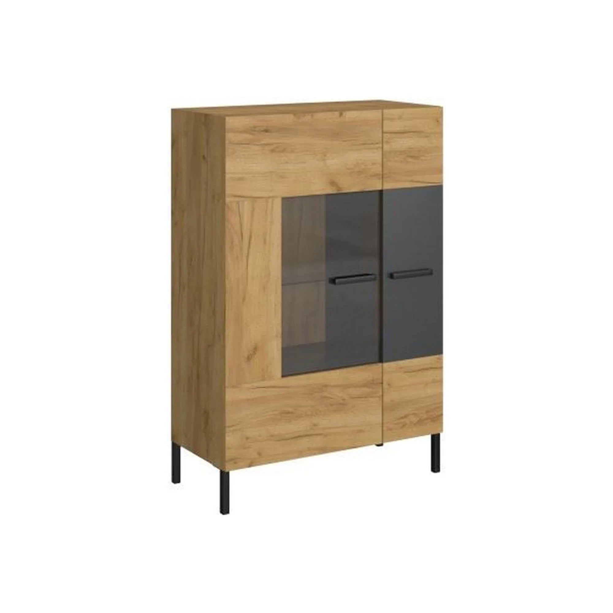 Vitrina VIENNA OCN-27580, stejar artisan auriu