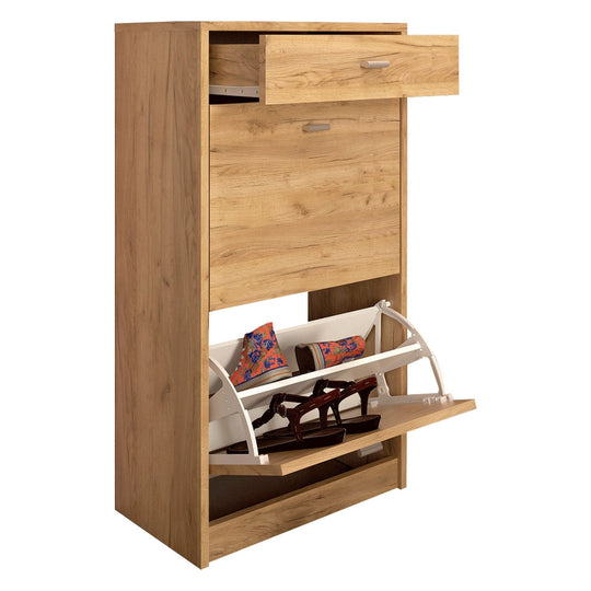 Pantofar VIVAT NEW TYP1, stejar artizanal, PAL melaminat, 50x28x92 cm