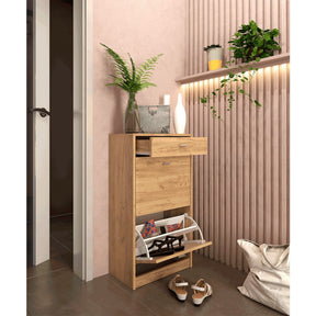 Pantofar VIVAT NEW TYP1, stejar artizanal, PAL melaminat, 50x28x92 cm