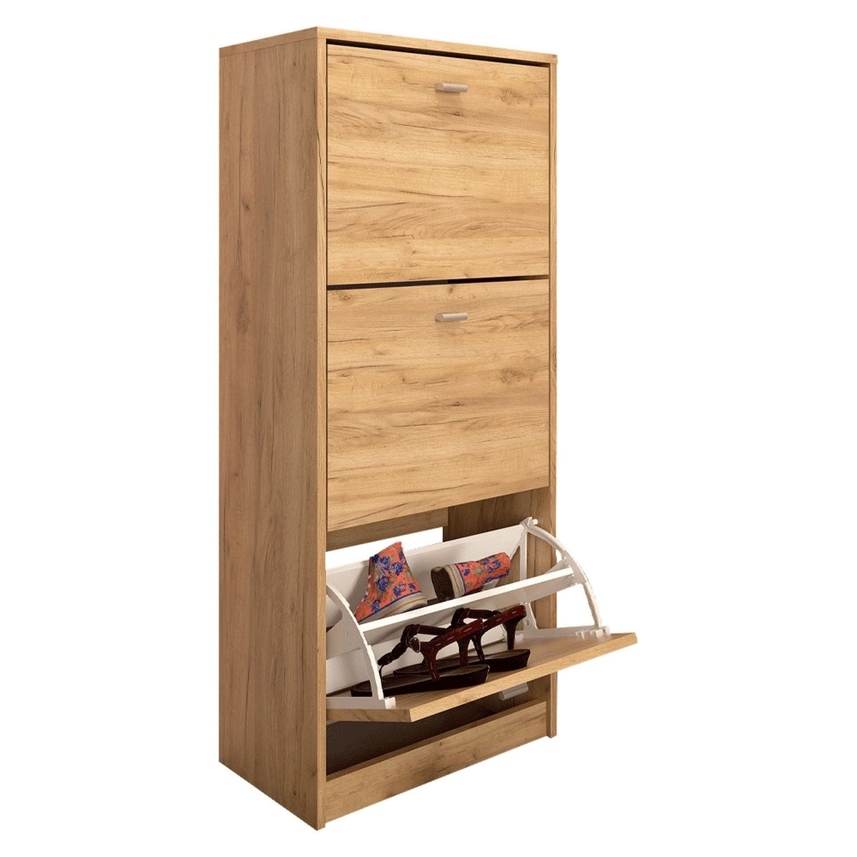 Pantofar VIVAT NEW TYP 2, stejar artizanal, PAL melaminat, 50x28x116 cm