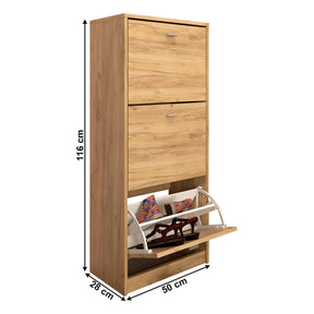 Pantofar VIVAT NEW TYP 2, stejar artizanal, PAL melaminat, 50x28x116 cm