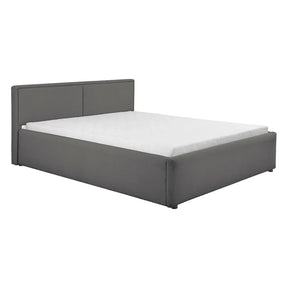 Cadru pat NEDIN 160x200, stofa clasica gri inchis - Maya 21