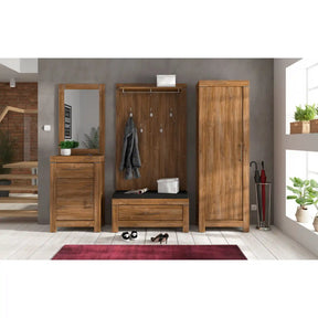 Cuier hol GENT, stejar stirling, PAL, 101x24x168 cm