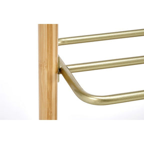 Suport umerase WU-31, stejar, metal/lemn masiv de bambus, 60x35x166 cm