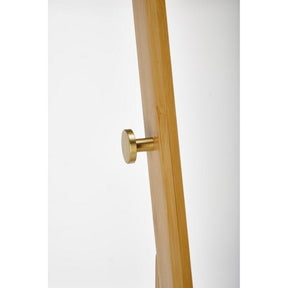 Suport umerase WU-33, stejar, lemn masiv bambus/ratan, 68x44x168 cm