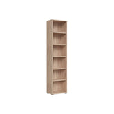 Biblioteca OFFICE, stejar sonoma, PAL laminat, 53x35x221 cm