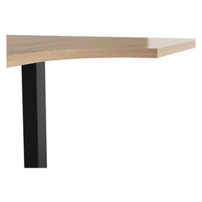 Masa birou SPACE OFFICE, stejar artisan/negru, PAL laminat/metal, pe dreapta, 160x90x76 cm