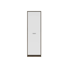 Dulap NEPO PLUS, stejar nobil/alb, PAL laminat, 60x34x197 cm